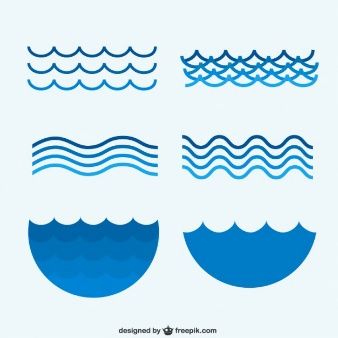 338x338 Olas De Mar Logos Waves Vector, Sea Waves, Waves Logo