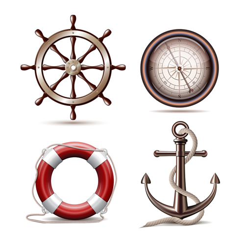 500x500 Vector Marine Design Elements Free Download