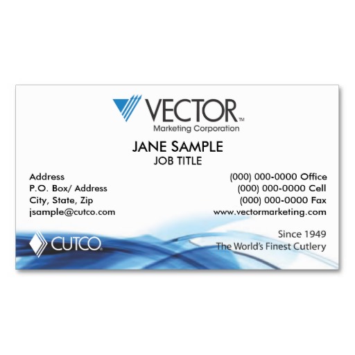 512x512 Vector Marketing Cutco Business Cards Images