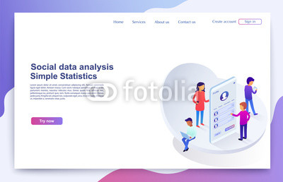 400x258 Team Of People Analyzing Customer Profiles Working On Landing