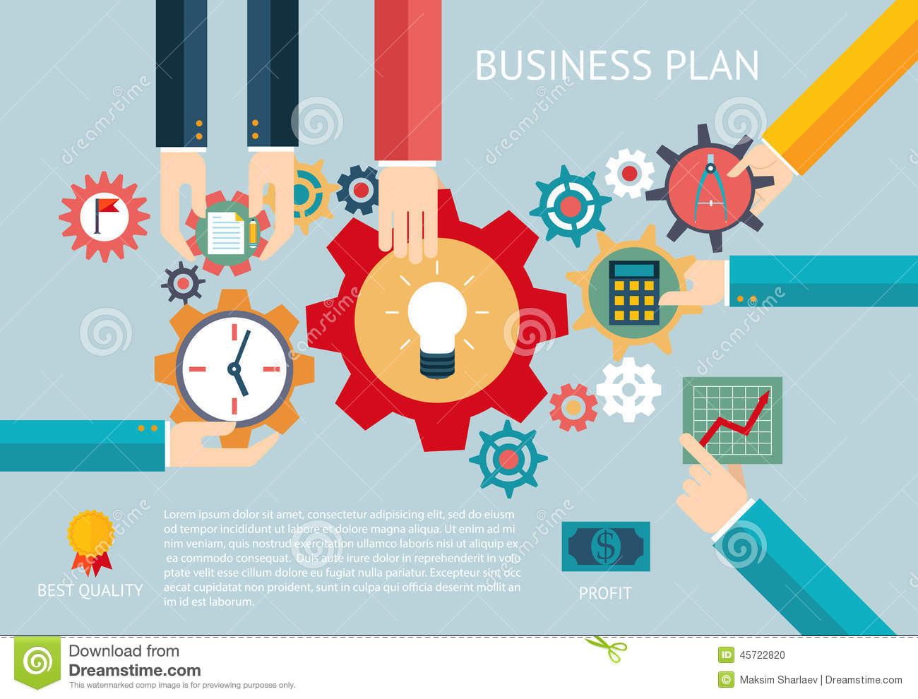 1300x990 Graphic Design Business Plan Pdf Gears Company Team Infographic