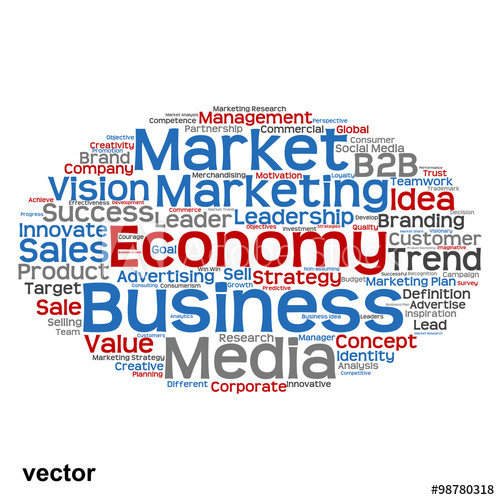 500x500 Vector Conceptual Business Marketing Word Cloud