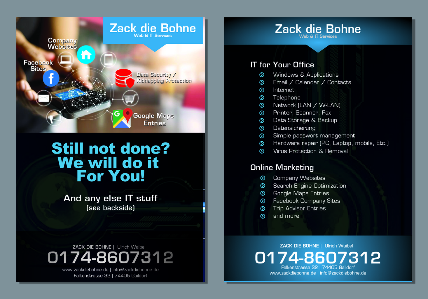 1467x1026 Modern, Elegant, It Service Flyer Design For A Company