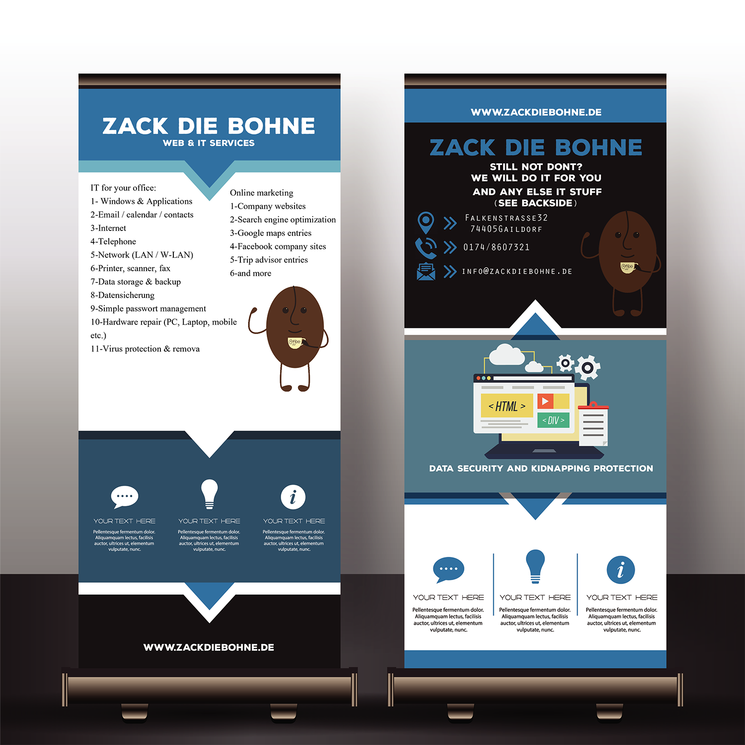 1500x1500 Modern, Elegant, It Service Flyer Design For A Company