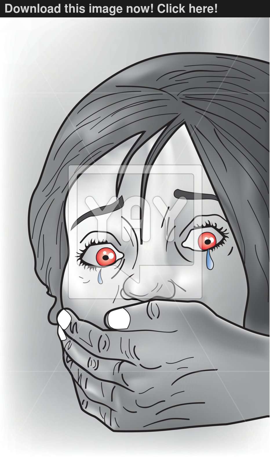 932x1600 Kidnap Victim, Illustration Vector