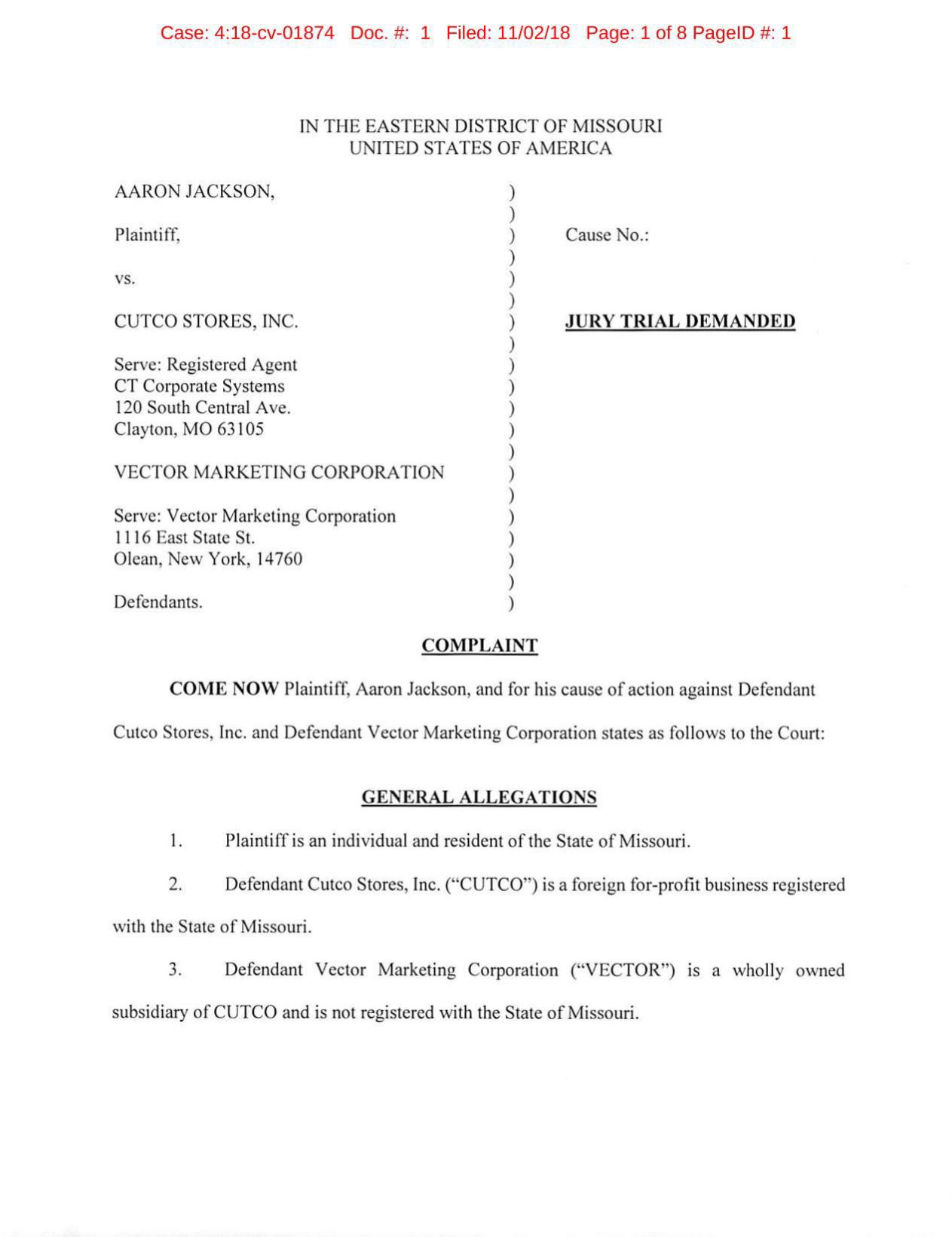 1263x1641 Cutco Lawsuit