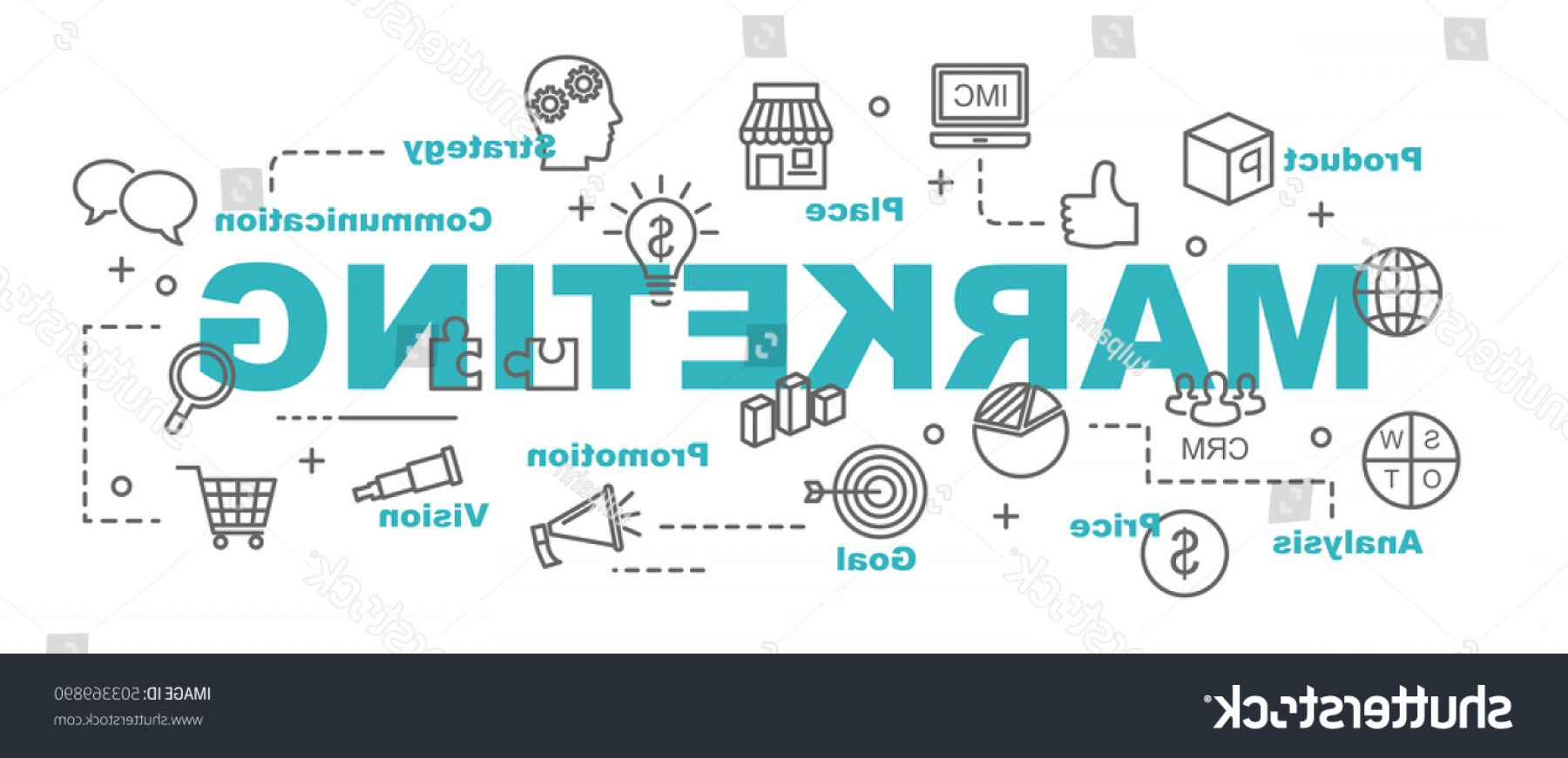 1800x871 Marketing Vector Banner Design Concept Flat Soidergi