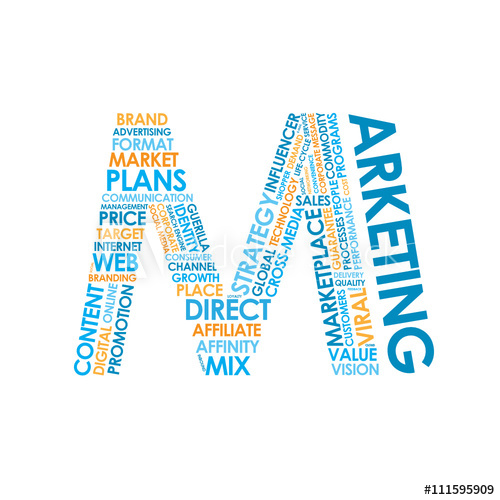 Marketing Letter M Word Cloud 500x500 Marketing Letter M Word Cloud