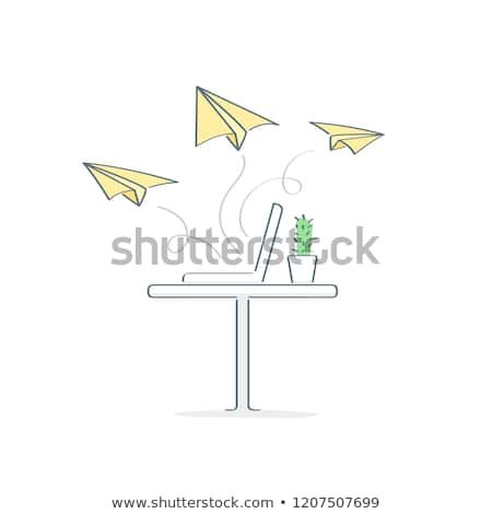Mailing Of Letters Concept, Paper Airplanes Fly Away From A Laptop 450x470 Mailing Of Letters Concept, Paper Airplanes Fly Away From A Laptop