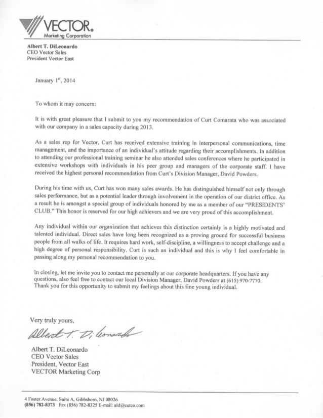 My Cutco Ceo Recommendation Letter 638x826 My Cutco Ceo Recommendation Letter