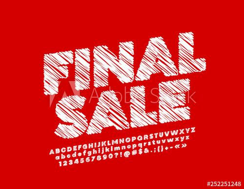 Vector Marketing Banner Final Sale With Chalk Alphabet Letters 500x387 Vector Marketing Banner Final Sale With Chalk Alphabet Letters