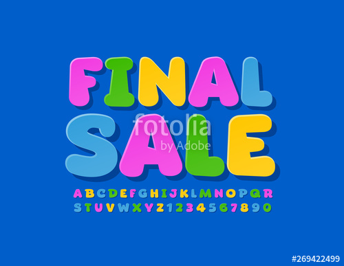 Vector Marketing Sign Final Sale With Uppercase Colorful Alphabet 500x387 Vector Marketing Sign Final Sale With Uppercase Colorful Alphabet