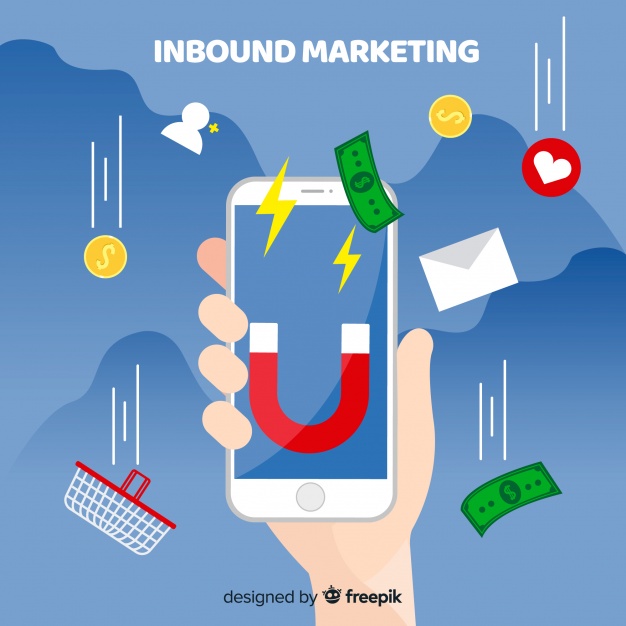 626x626 Mobile Phone Inbound Marketing Background Vector Free Download