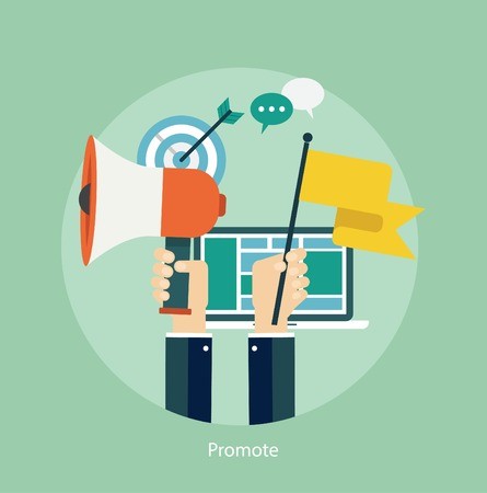 445x450 Concept For Web Banners And Promotions Flat Design Concept