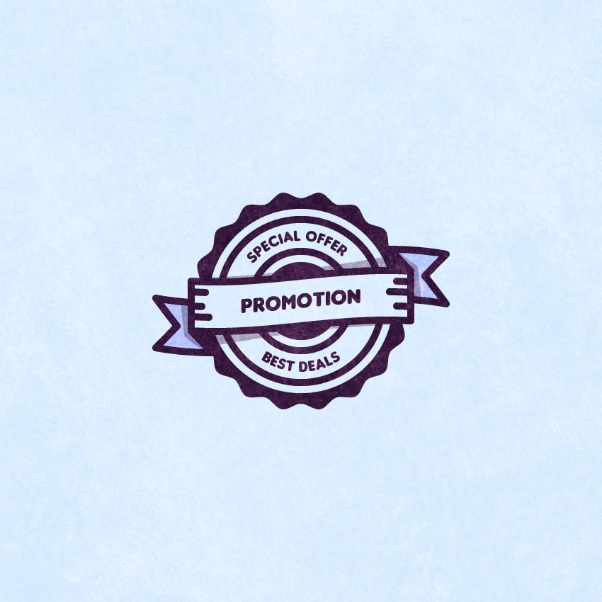 850x850 How To Create A Promotion Vector Badge In Adobe Illustrator