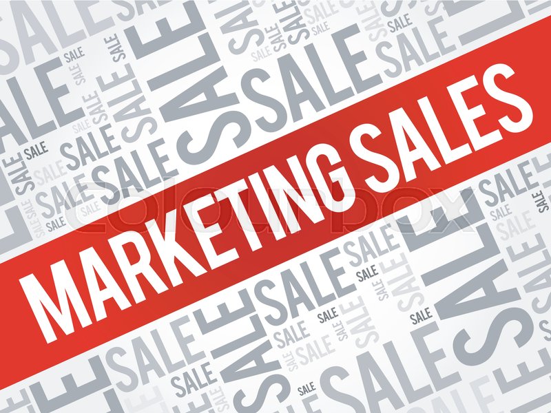 800x600 Marketing Sales Words Cloud, Business Stock Vector Colourbox