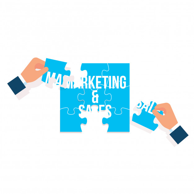 626x626 Marketing And Sales Puzzle Vector Premium Download