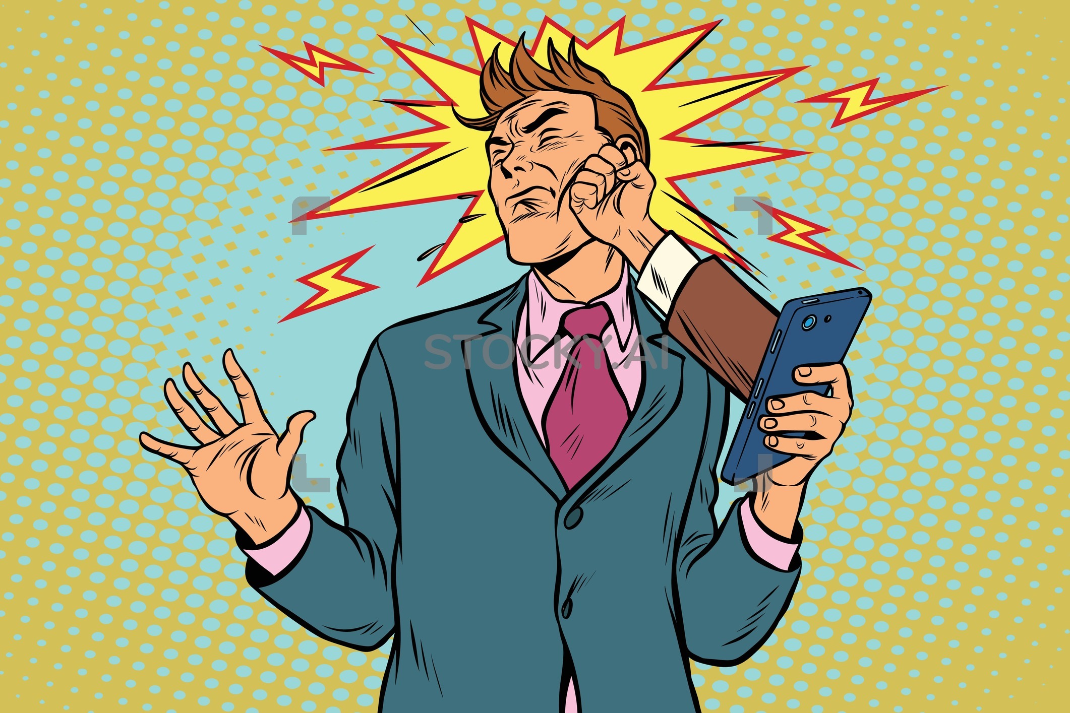 2122x1415 Image Of Online Punch, Fight The Scandal Feud Businessmen