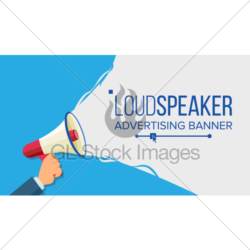 Loudspeaker In Hand Vector Marketing Sign, Advertising Gl 500x500 Loudspeaker In Hand Vector Marketing Sign, Advertising Gl