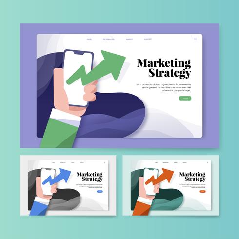 Marketing Strategy Informational Website Graphic Vector 490x490 Marketing Strategy Informational Website Graphic Vector