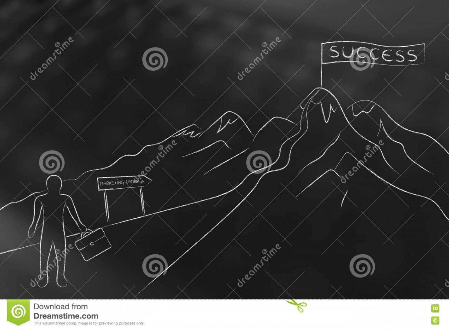 Stock Illustration Business Man Hiking Mktg Campaign Path 1872x1377 Stock Illustration Business Man Hiking Mktg Campaign Path