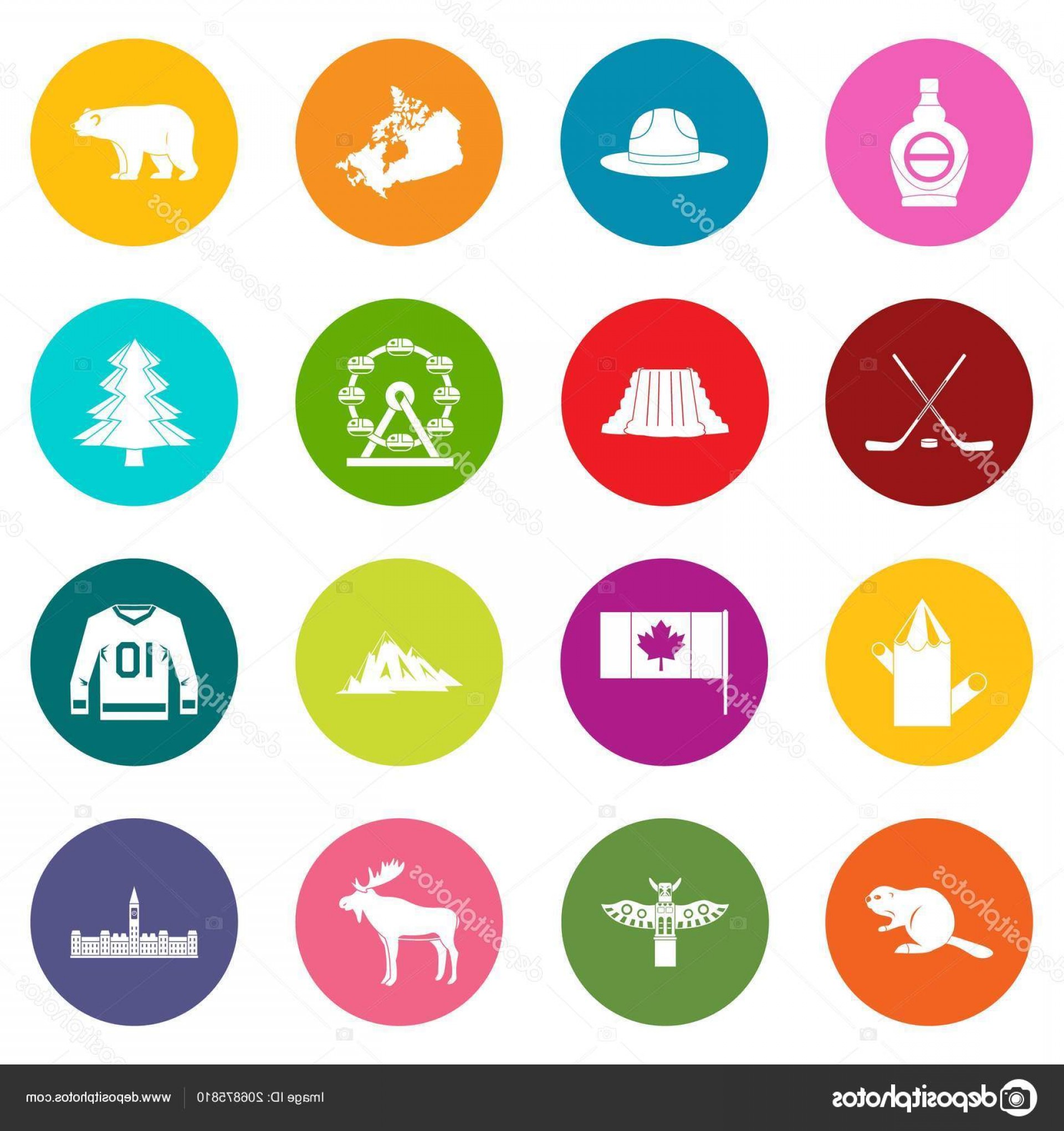 Stock Illustration Canada Travel Icons Many Colors Newwaysys 1920x2040 Stock Illustration Canada Travel Icons Many Colors Newwaysys