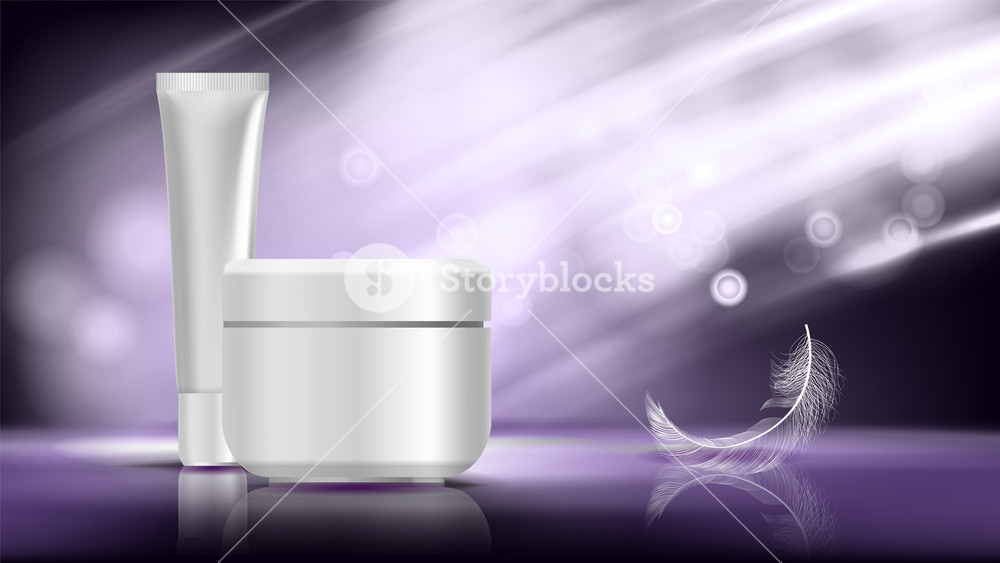Cosmetic Bottle Poster Vector Marketing Ads Facial Care Beauty 1000x563 Cosmetic Bottle Poster Vector Marketing Ads Facial Care Beauty