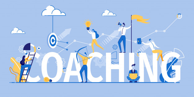 626x313 Coaching Banner Marketing And Advertising Training Vector