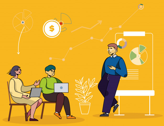 626x481 Business Seminar, Financial Or Marketing Course Vector Premium