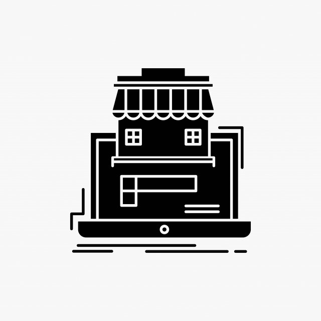 640x640 Business Marketplace Organization Data Online Market Glyph I