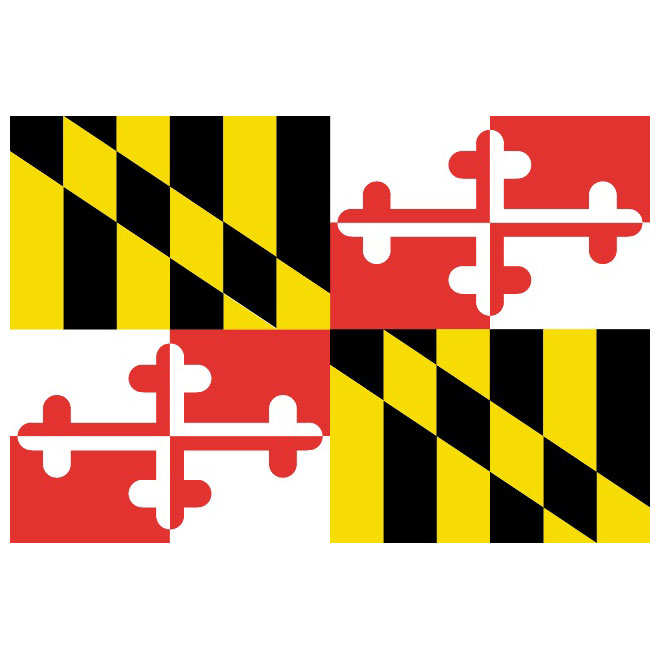 660x660 Maryland Vector Flag