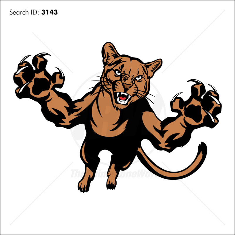 800x800 Cougars Vector Mascot