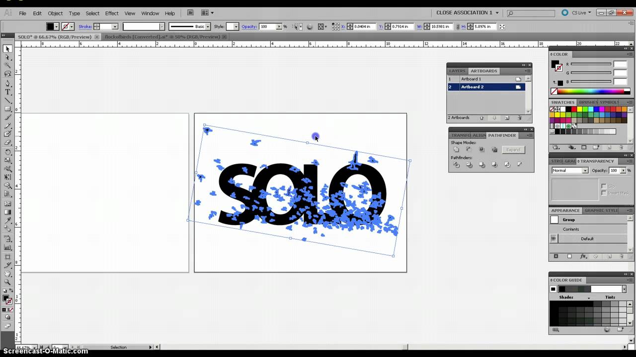 1280x720 Adobe Illustrator Tutorial Compound Paths Clipping Mask