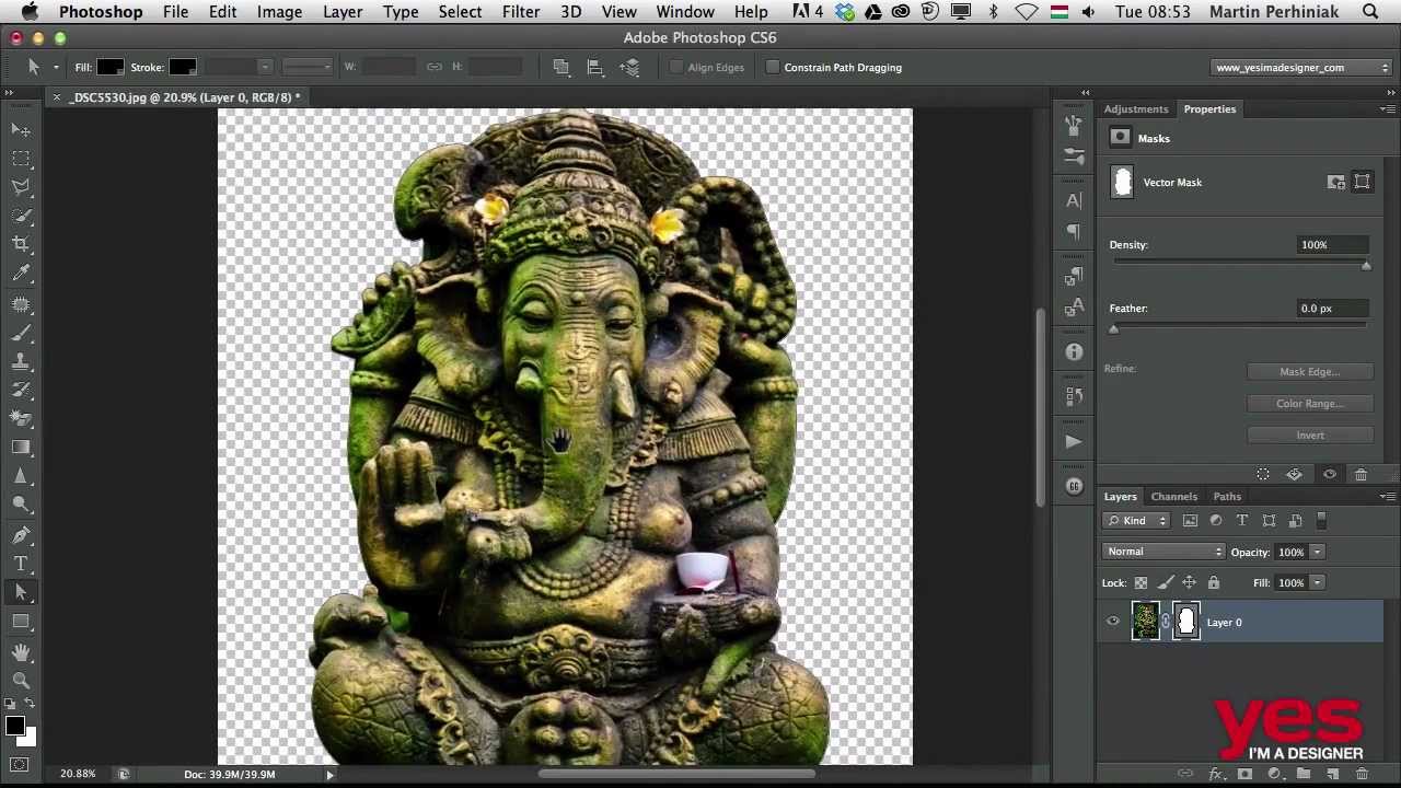 1280x720 Working With Vector Masks In Photoshop