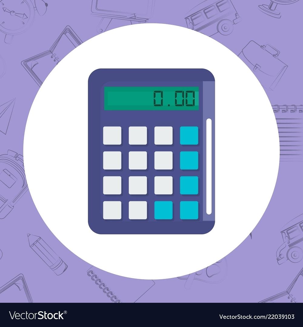1000x1080 Scale Vector Math Calculator Math Supply Isolated Icon Vector