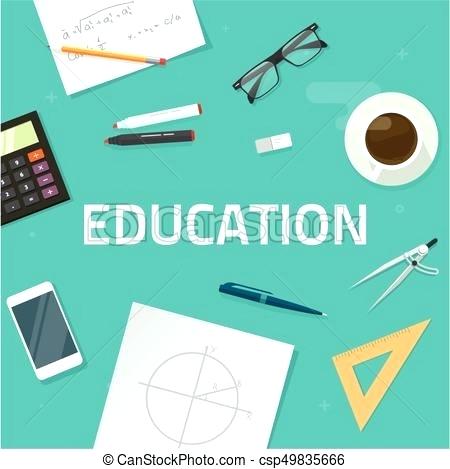 450x469 Working Vector Math Education Objects On Work Desk School Math