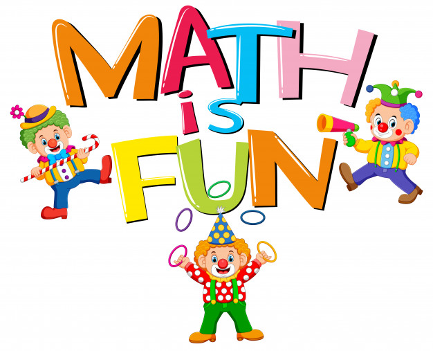 626x507 Font Design For Word Math Is Fun With Clowns Vector Premium Download