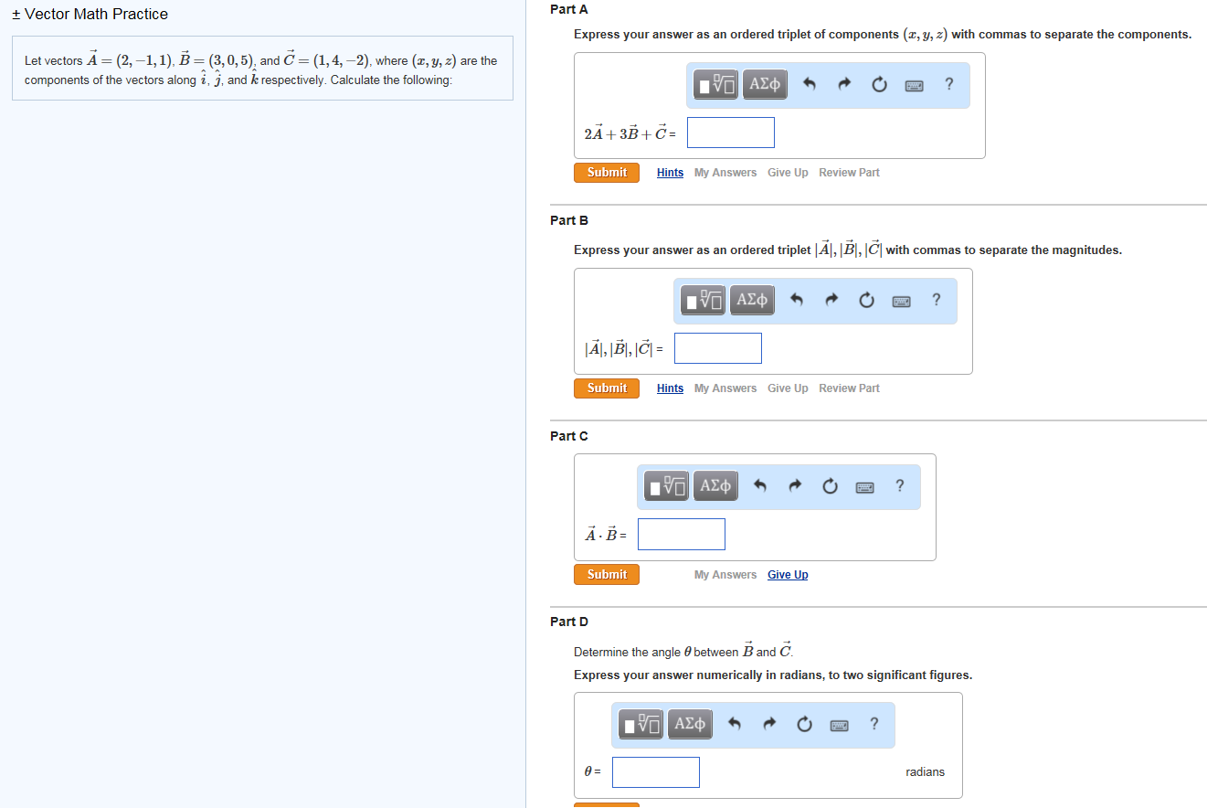 1321x884 Solved T Vector Math Practice Let Vectors
