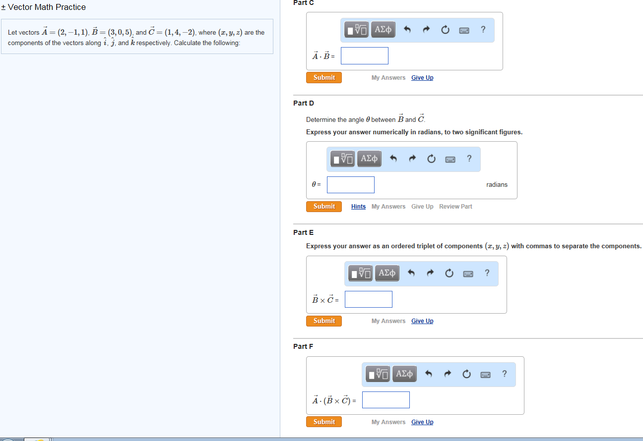 1296x890 Solved Vector Math Practice Let Vectors