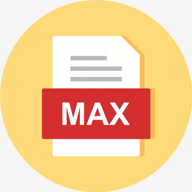 640x640 Max Document Icon, Max, Document, Png And Vector