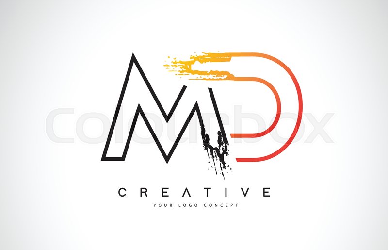 Md M D Creative Modern Logo Design Stock Vector Colourbox 800x515 Md M D Creative Modern Logo Design Stock Vector Colourbox