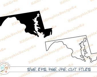 Maryland Outline Etsy 340x270 Maryland Outline Etsy