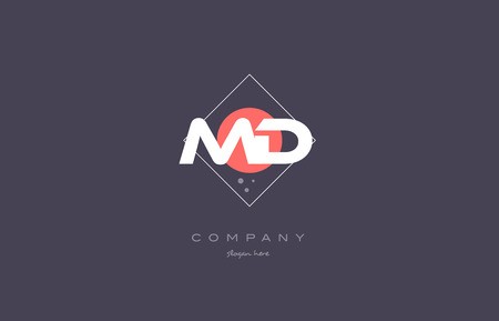 Md M D Vintage Retro Pink Purple Rhombus Alphabet Company Letter 450x289 Md M D Vintage Retro Pink Purple Rhombus Alphabet Company Letter