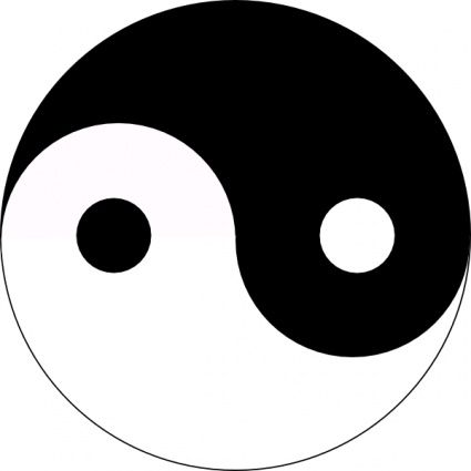 425x425 Jin Jang Yin Yang Clip Art Vector, Free Vectors