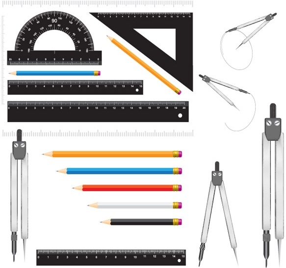 583x546 Measurement Stationery Vector Free Vector In Encapsulated