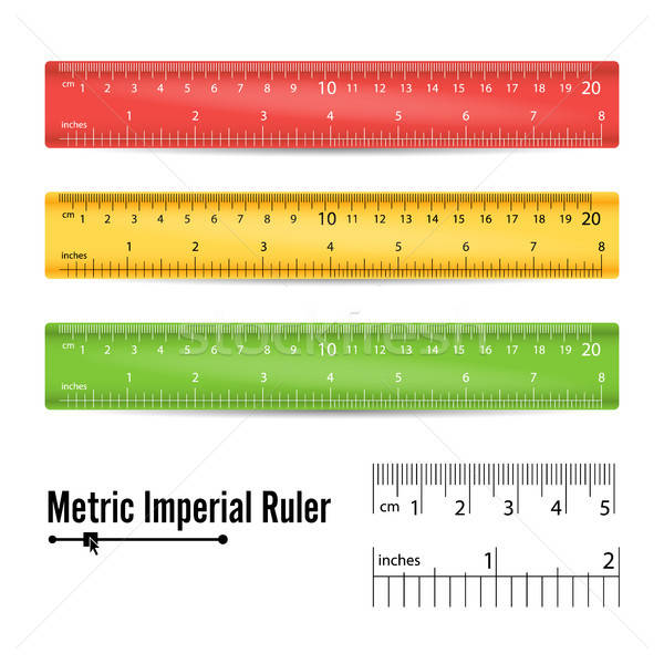 600x600 School Measuring Ruler Vector Measure Tool Millimeters