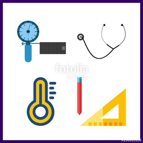 500x500 Measurement Icon Stethoscope And Blood Pressure Vector Icons