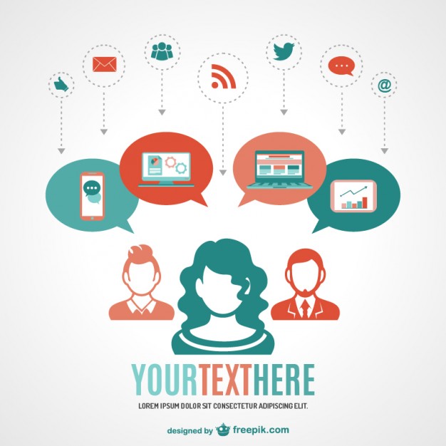 626x626 Social Media Online Network Vector Free Download