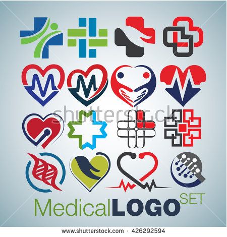 450x470 Medical Logo Set