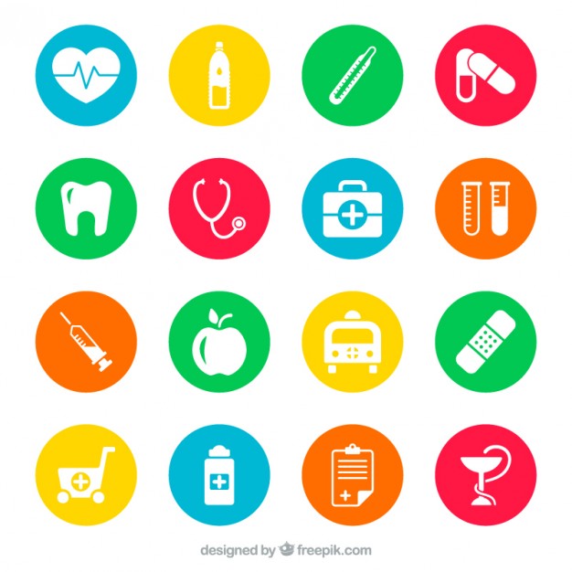 626x626 Medical Icons Vector Free Download